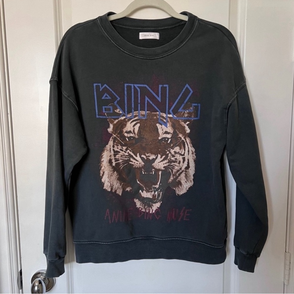 Anine Bing tiger sweatshirt size small